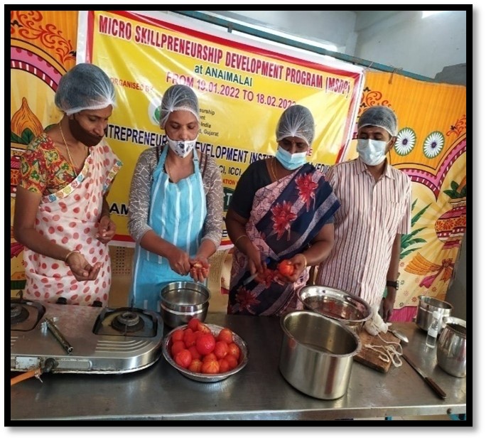 LIVE DEMONSTRATION OF TOMATO PRODUCTS